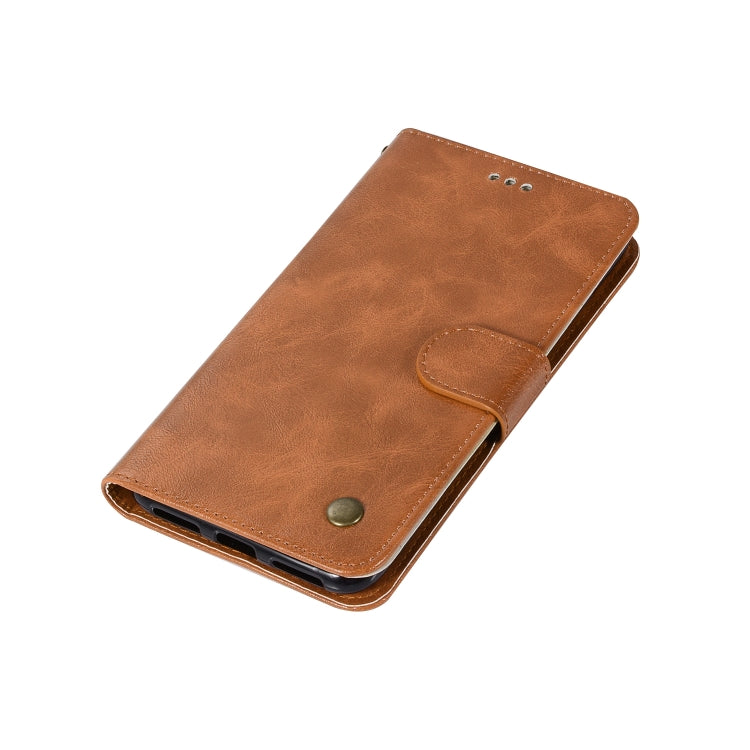 For ASUS Zenfone 4 Max ZC520KL Retro Copper Buckle Crazy Horse Horizontal Flip PU Leather Case with Holder & Card Slots & Wallet & Lanyard