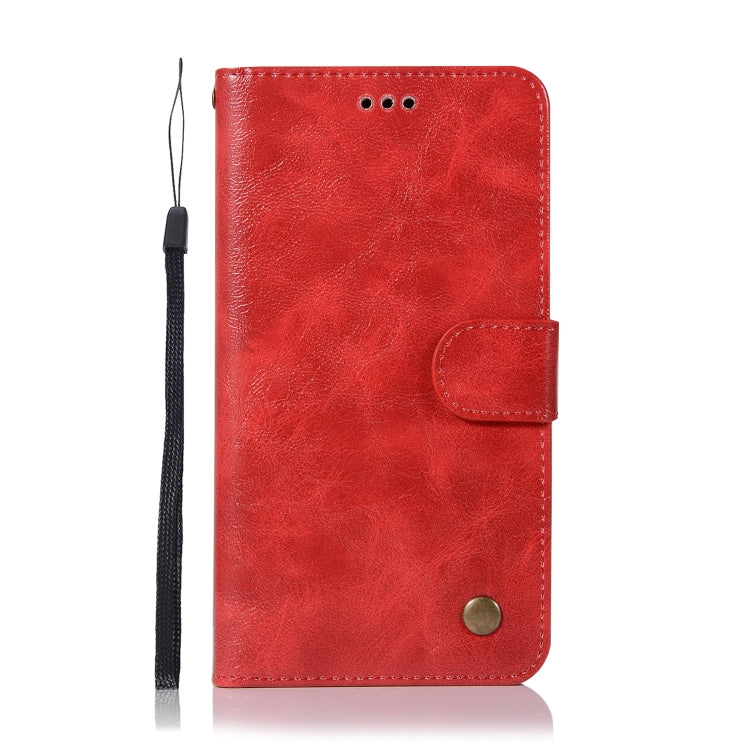 For ASUS Zenfone 4 Max ZC520KL Retro Copper Buckle Crazy Horse Horizontal Flip PU Leather Case with Holder & Card Slots & Wallet & Lanyard
