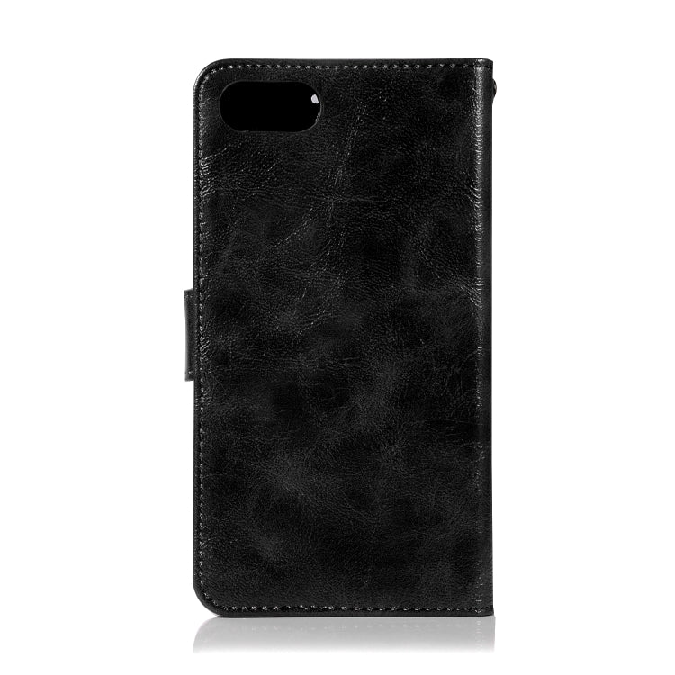 For ASUS Zenfone 4 Max ZC520KL Retro Copper Buckle Crazy Horse Horizontal Flip PU Leather Case with Holder & Card Slots & Wallet & Lanyard