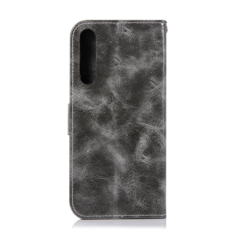 For Huawei Honor 9X / 9X Pro Retro Copper Buckle Crazy Horse Horizontal Flip PU Leather Case with Holder & Card Slots & Wallet & Lanyard