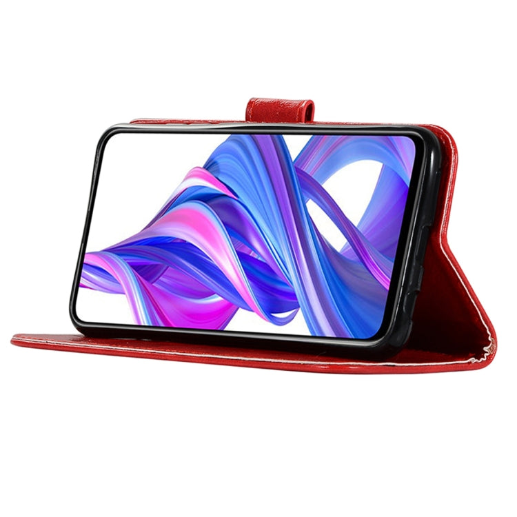 For Huawei Honor 9X / 9X Pro Retro Copper Buckle Crazy Horse Horizontal Flip PU Leather Case with Holder & Card Slots & Wallet & Lanyard
