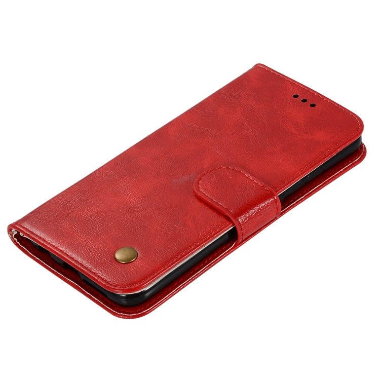For Huawei Honor 9X / 9X Pro Retro Copper Buckle Crazy Horse Horizontal Flip PU Leather Case with Holder & Card Slots & Wallet & Lanyard