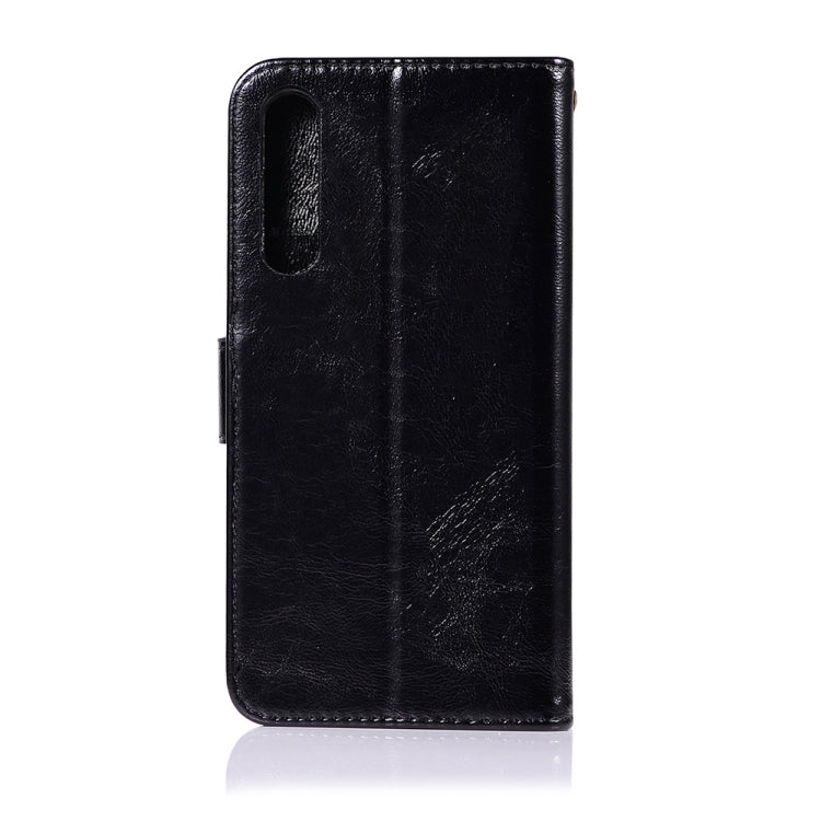 For Huawei Honor 9X / 9X Pro Retro Copper Buckle Crazy Horse Horizontal Flip PU Leather Case with Holder & Card Slots & Wallet & Lanyard