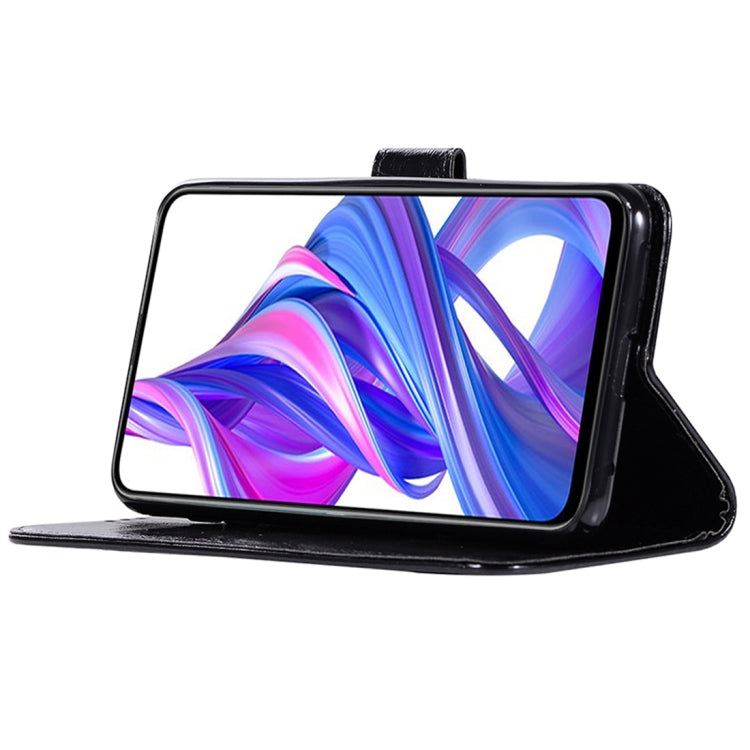 For Huawei Honor 9X / 9X Pro Retro Copper Buckle Crazy Horse Horizontal Flip PU Leather Case with Holder & Card Slots & Wallet & Lanyard