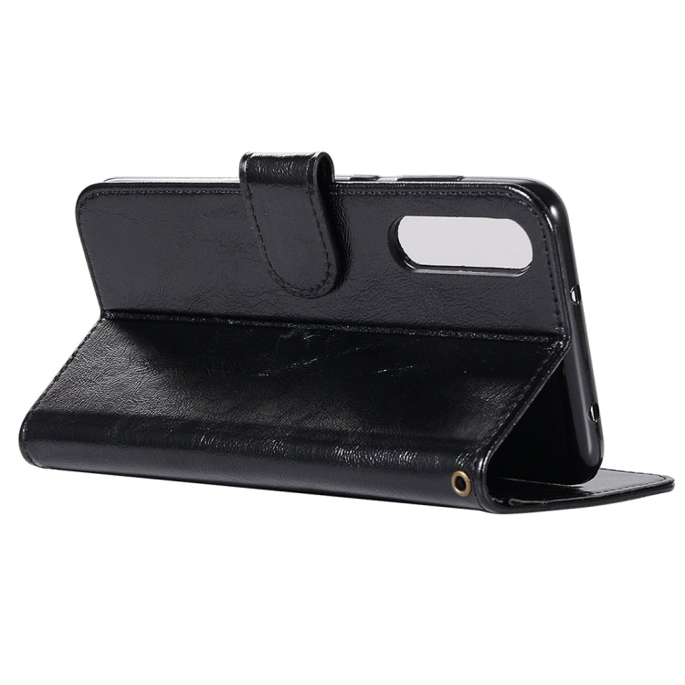 For Huawei Honor 9X / 9X Pro Retro Copper Buckle Crazy Horse Horizontal Flip PU Leather Case with Holder & Card Slots & Wallet & Lanyard