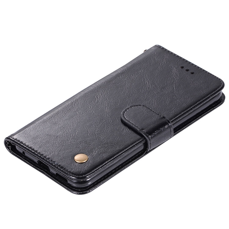 For Huawei Honor 9X / 9X Pro Retro Copper Buckle Crazy Horse Horizontal Flip PU Leather Case with Holder & Card Slots & Wallet & Lanyard