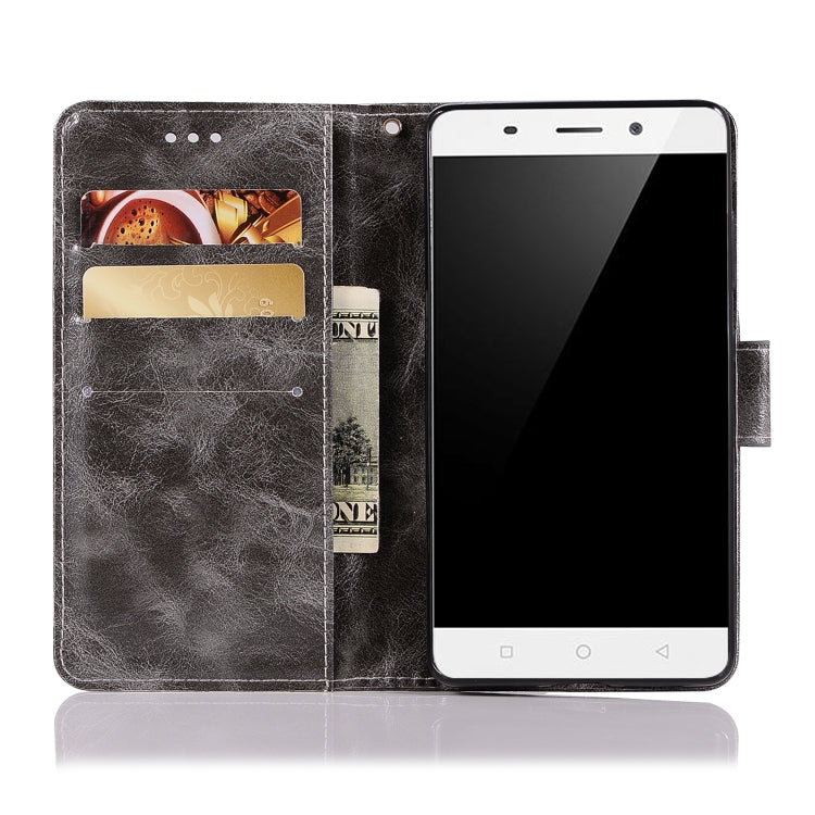 For Nokia 8 Sirocco Retro Copper Buckle Crazy Horse Horizontal Flip PU Leather Case with Holder & Card Slots & Wallet & Lanyard