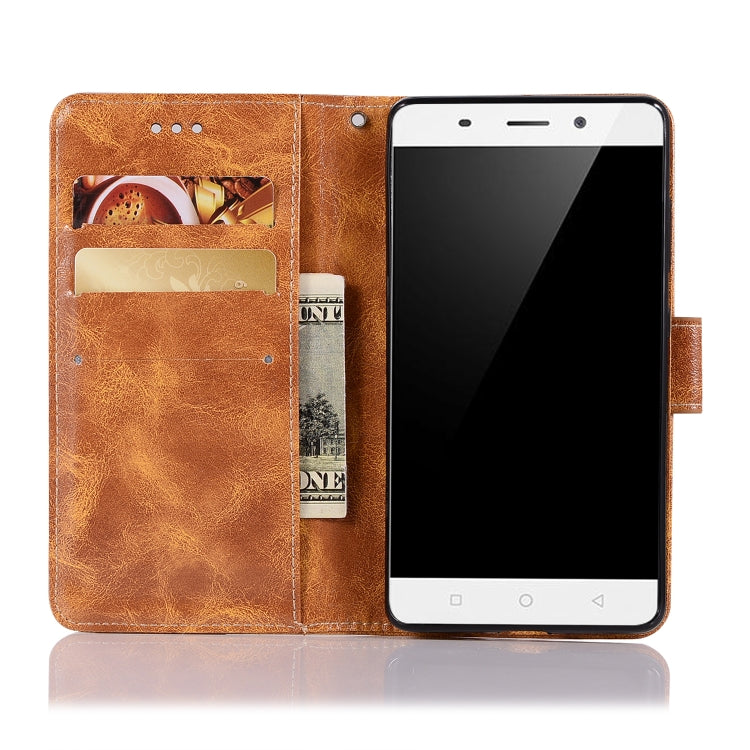 For Nokia 8 Sirocco Retro Copper Buckle Crazy Horse Horizontal Flip PU Leather Case with Holder & Card Slots & Wallet & Lanyard