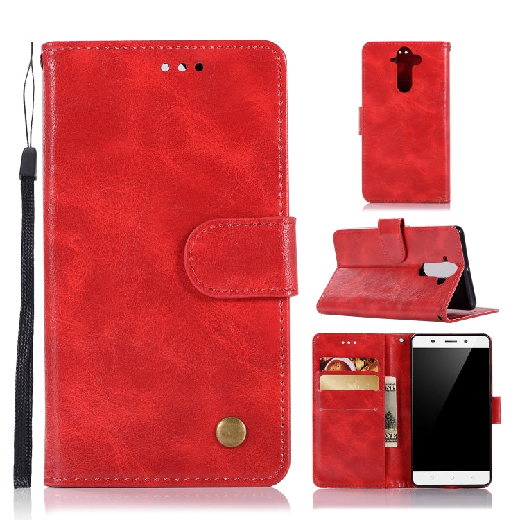 For Nokia 8 Sirocco Retro Copper Buckle Crazy Horse Horizontal Flip PU Leather Case with Holder & Card Slots & Wallet & Lanyard