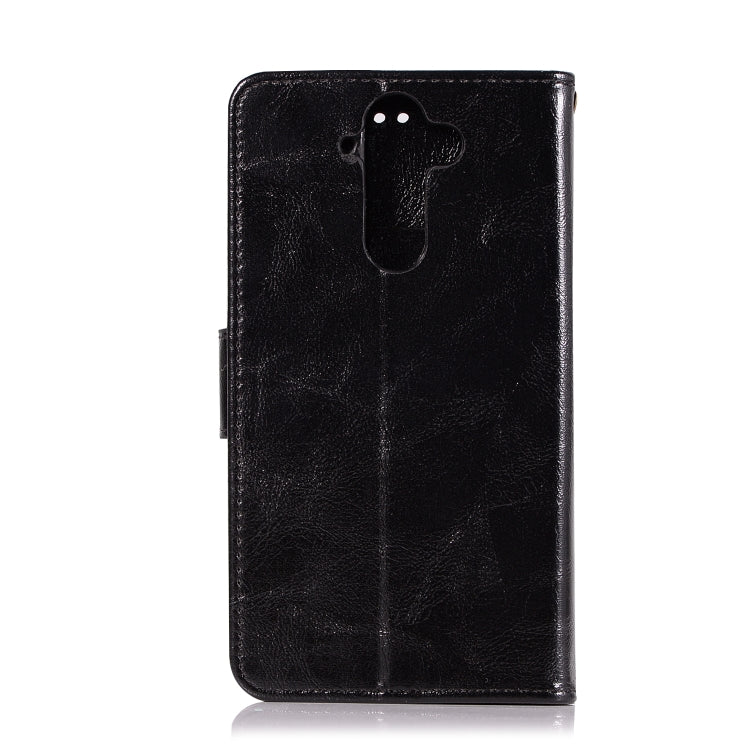 For Nokia 8 Sirocco Retro Copper Buckle Crazy Horse Horizontal Flip PU Leather Case with Holder & Card Slots & Wallet & Lanyard