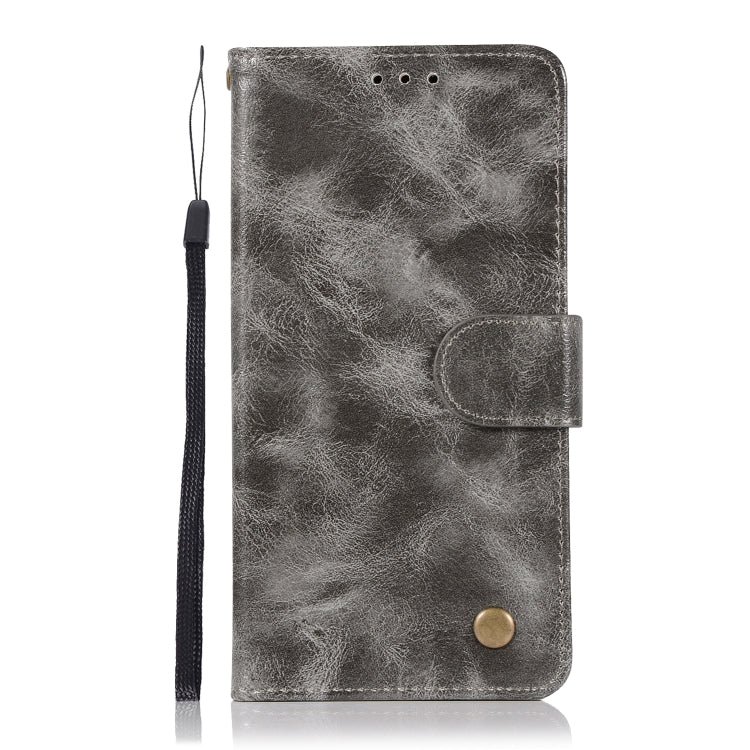 For Nokia 8 Retro Copper Buckle Crazy Horse Horizontal Flip PU Leather Case with Holder & Card Slots & Wallet & Lanyard