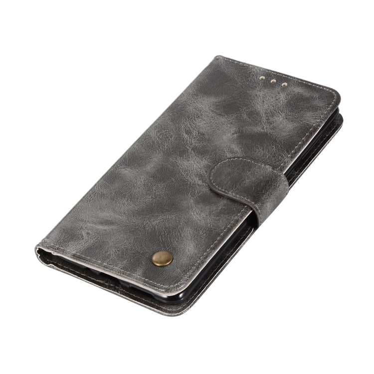 For Nokia 8 Retro Copper Buckle Crazy Horse Horizontal Flip PU Leather Case with Holder & Card Slots & Wallet & Lanyard