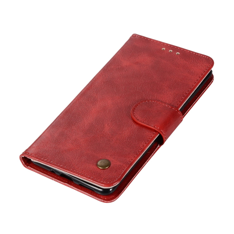 For Nokia 8 Retro Copper Buckle Crazy Horse Horizontal Flip PU Leather Case with Holder & Card Slots & Wallet & Lanyard