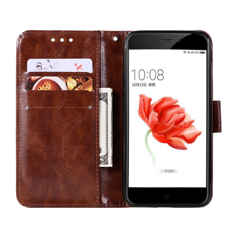For Nokia 2 Retro Copper Buckle Crazy Horse Horizontal Flip PU Leather Case with Holder & Card Slots & Wallet & Lanyard