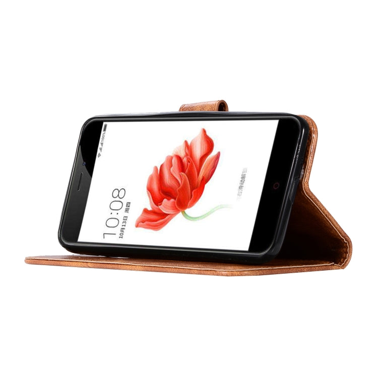 For Nokia 2 Retro Copper Buckle Crazy Horse Horizontal Flip PU Leather Case with Holder & Card Slots & Wallet & Lanyard