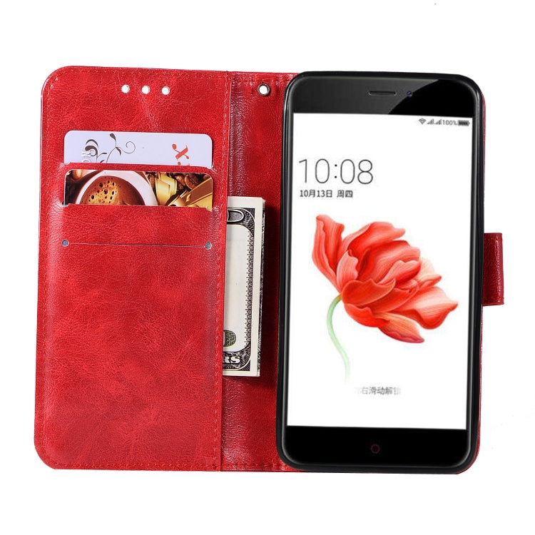 For Nokia 2 Retro Copper Buckle Crazy Horse Horizontal Flip PU Leather Case with Holder & Card Slots & Wallet & Lanyard
