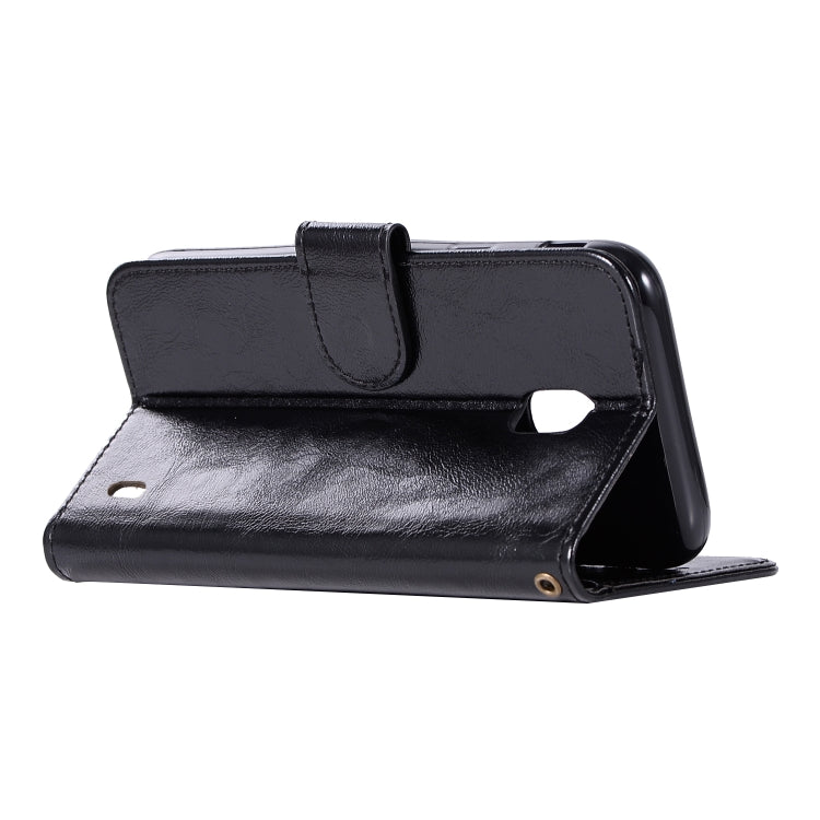 For Nokia 2 Retro Copper Buckle Crazy Horse Horizontal Flip PU Leather Case with Holder & Card Slots & Wallet & Lanyard