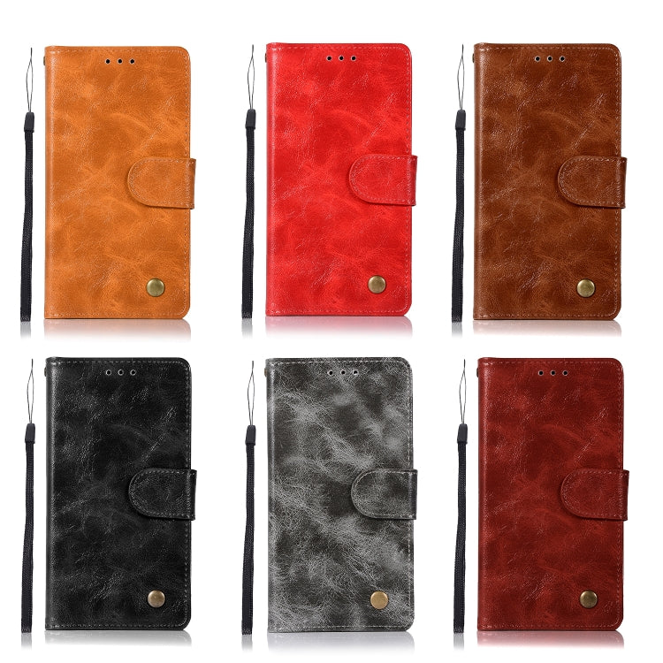 For Nokia 2 Retro Copper Buckle Crazy Horse Horizontal Flip PU Leather Case with Holder & Card Slots & Wallet & Lanyard