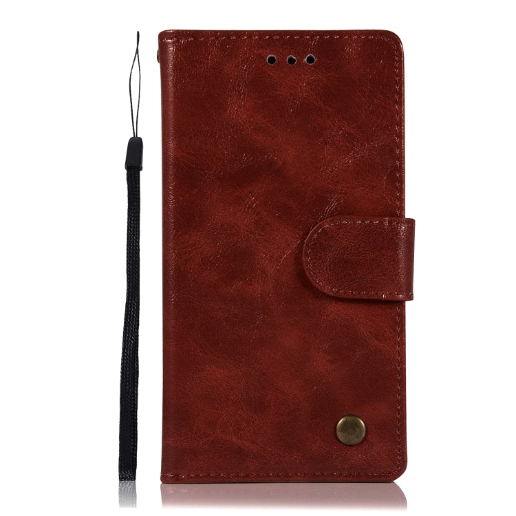 For Nokia 3 Retro Copper Buckle Crazy Horse Horizontal Flip PU Leather Case with Holder & Card Slots & Wallet & Lanyard