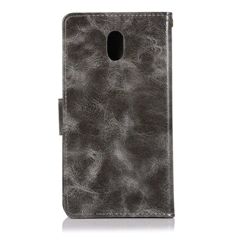 For Nokia 3 Retro Copper Buckle Crazy Horse Horizontal Flip PU Leather Case with Holder & Card Slots & Wallet & Lanyard