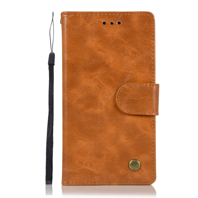 For Nokia 3 Retro Copper Buckle Crazy Horse Horizontal Flip PU Leather Case with Holder & Card Slots & Wallet & Lanyard