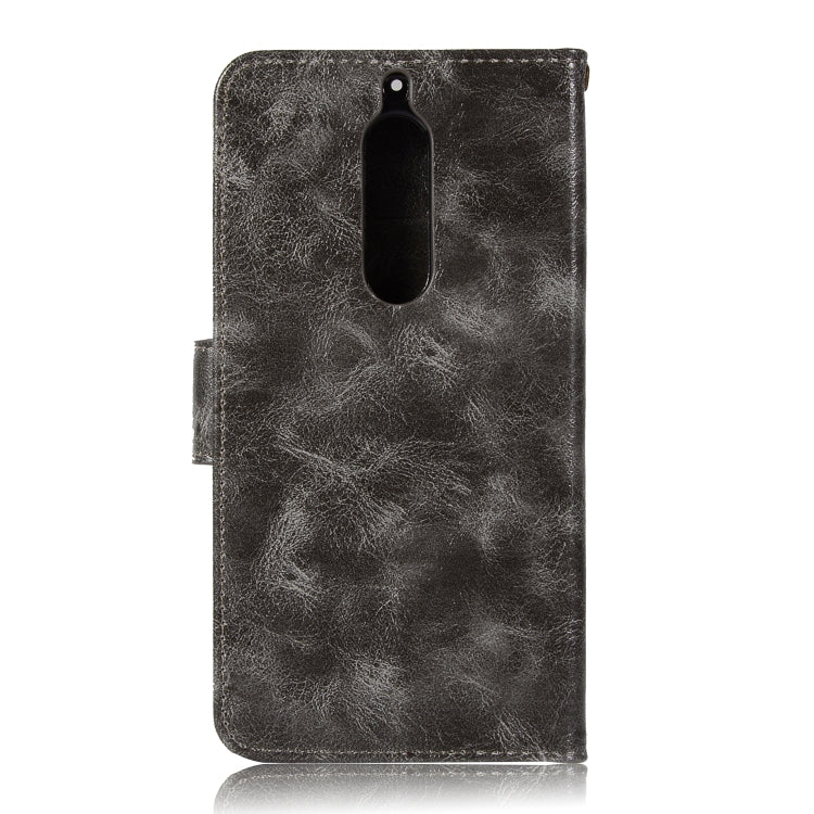 For Nokia 5 Retro Copper Buckle Crazy Horse Horizontal Flip PU Leather Case with Holder & Card Slots & Wallet & Lanyard