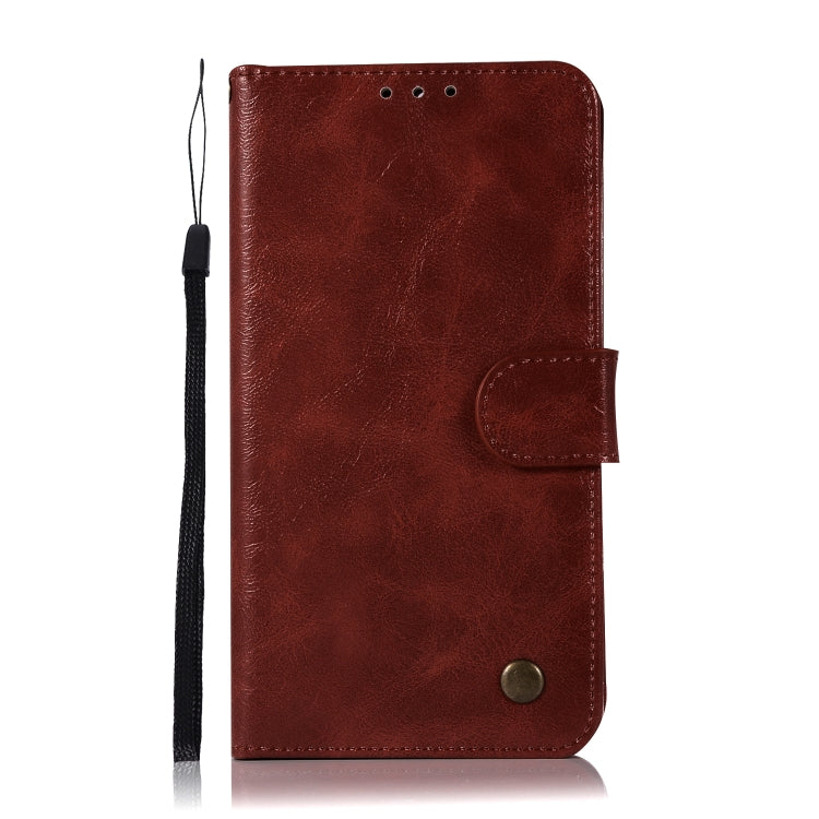 For Nokia 6 Retro Copper Buckle Crazy Horse Horizontal Flip PU Leather Case with Holder & Card Slots & Wallet & Lanyard