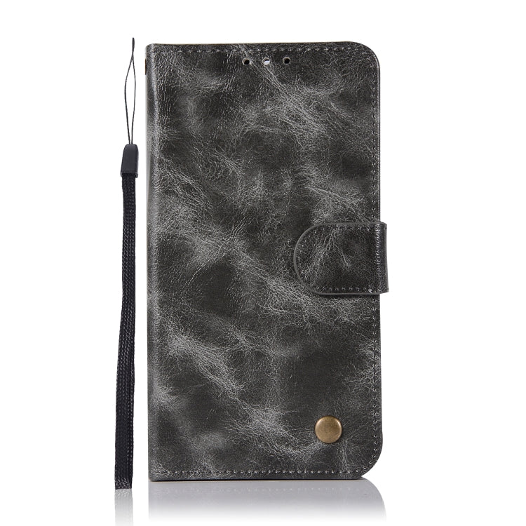 For Nokia 6 Retro Copper Buckle Crazy Horse Horizontal Flip PU Leather Case with Holder & Card Slots & Wallet & Lanyard