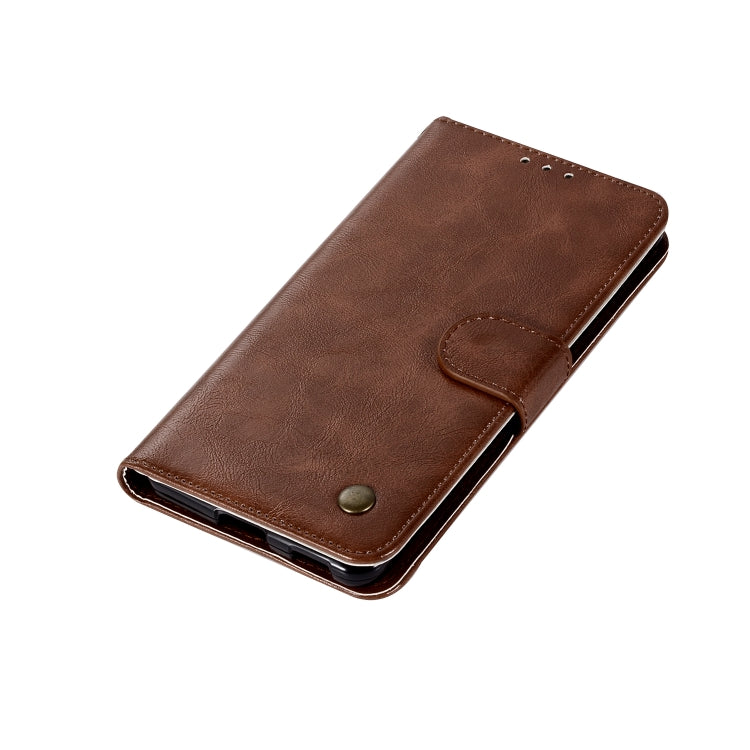 For Nokia 6 Retro Copper Buckle Crazy Horse Horizontal Flip PU Leather Case with Holder & Card Slots & Wallet & Lanyard