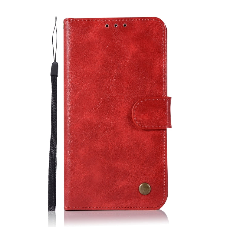 For Nokia 6 Retro Copper Buckle Crazy Horse Horizontal Flip PU Leather Case with Holder & Card Slots & Wallet & Lanyard