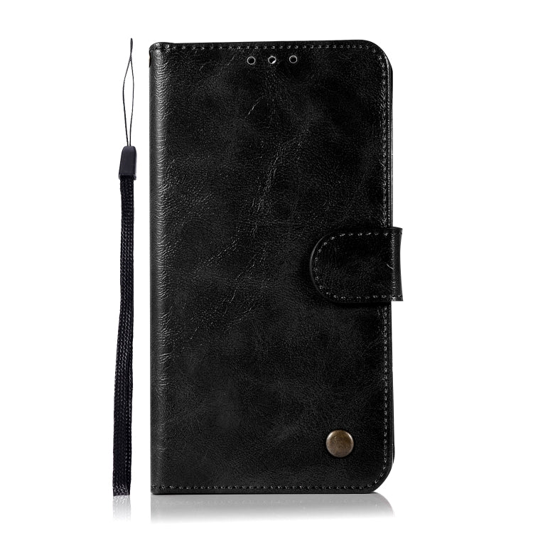For Nokia 6 Retro Copper Buckle Crazy Horse Horizontal Flip PU Leather Case with Holder & Card Slots & Wallet & Lanyard