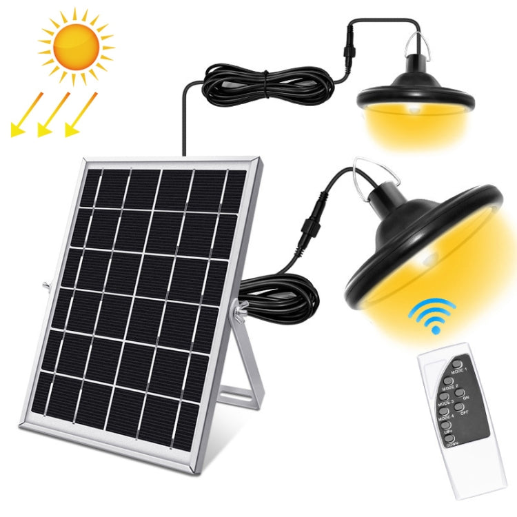 Smart Induction 2 in 1 112LEDs Solar Light Indoor and Outdoor Garden Garage LED Lamp, Light Color:Warm Light