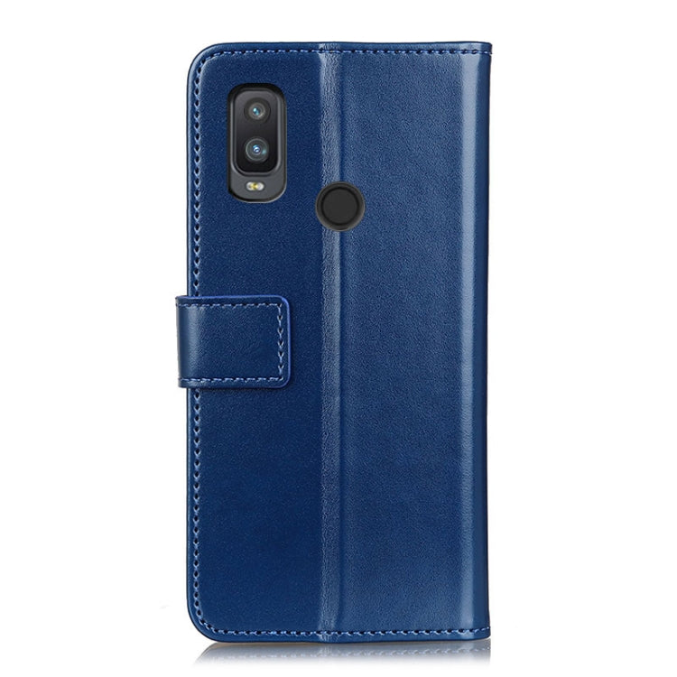 For Alcatel 1L (2021) 3-Color Pearl Texture Magnetic Buckle Horizontal Flip PU Leather Case with Card Slots & Wallet & Holder