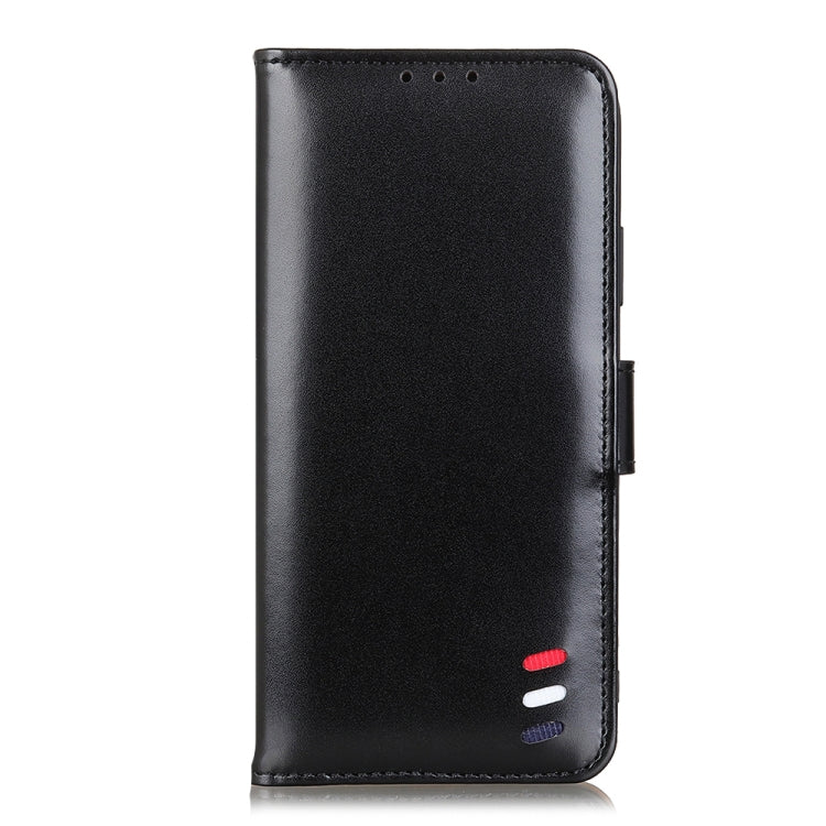 For Alcatel 1S (2021) 3-Color Pearl Texture Magnetic Buckle Horizontal Flip PU Leather Case with Card Slots & Wallet & Holder
