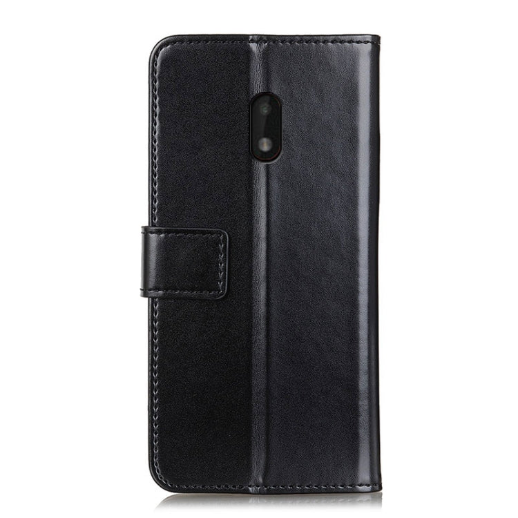 For Nokia C1 Plus 3-Color Pearl Texture Magnetic Buckle Horizontal Flip PU Leather Case with Card Slots & Wallet & Holder