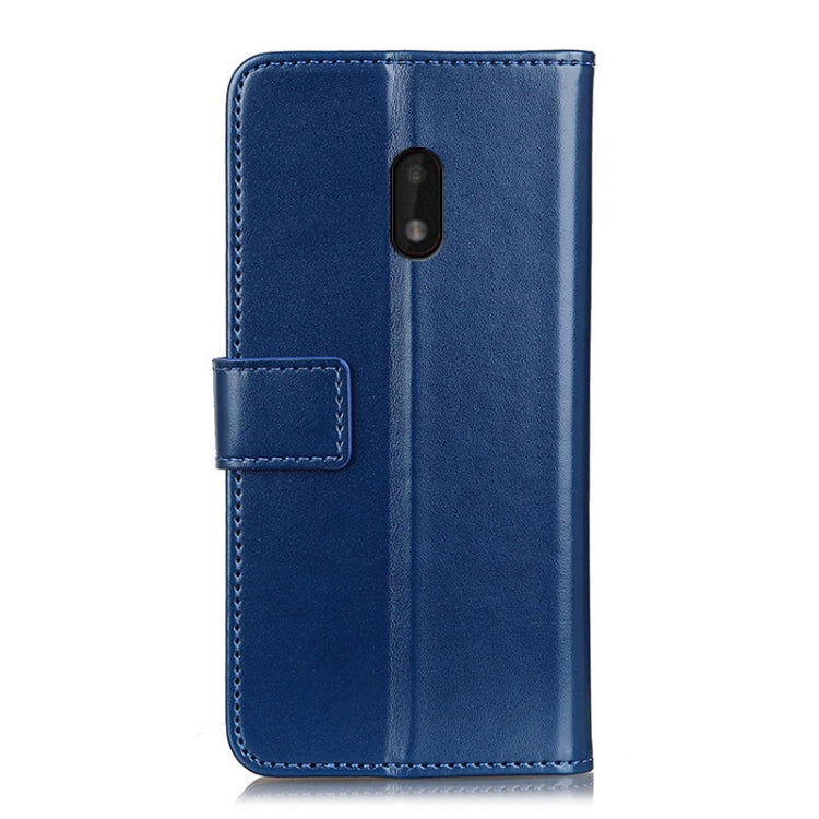 For Nokia C1 Plus 3-Color Pearl Texture Magnetic Buckle Horizontal Flip PU Leather Case with Card Slots & Wallet & Holder