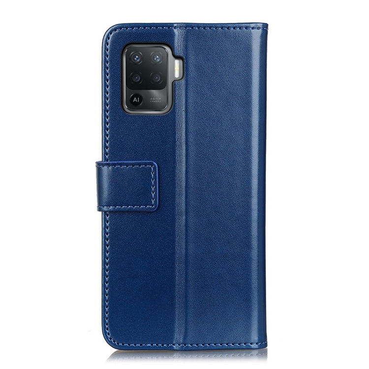For OPPO A94 / F19 Pro 3-Color Pearl Texture Magnetic Buckle Horizontal Flip PU Leather Case with Card Slots & Wallet & Holder