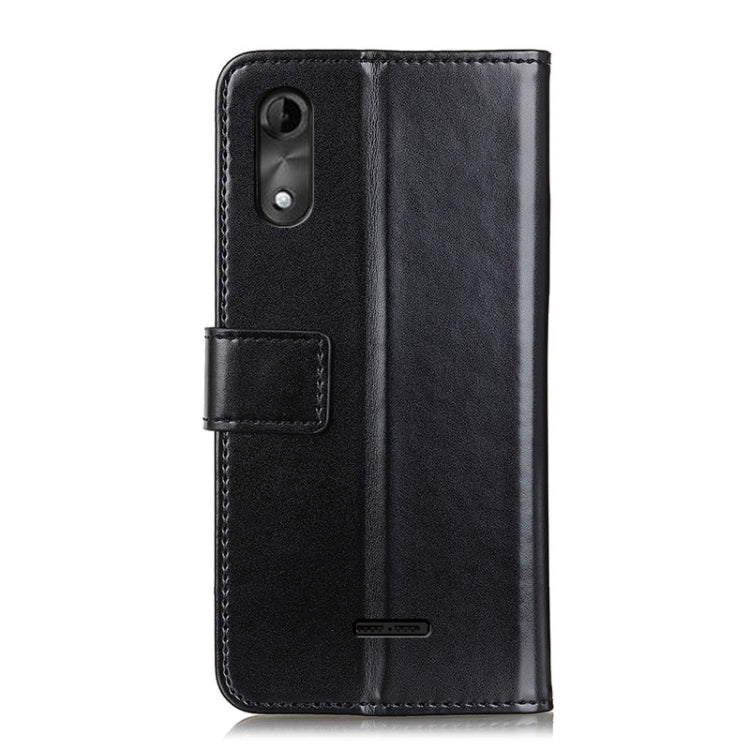 For Wiko Y51 3-Color Pearl Texture Magnetic Buckle Horizontal Flip PU Leather Case with Card Slots & Wallet & Holder