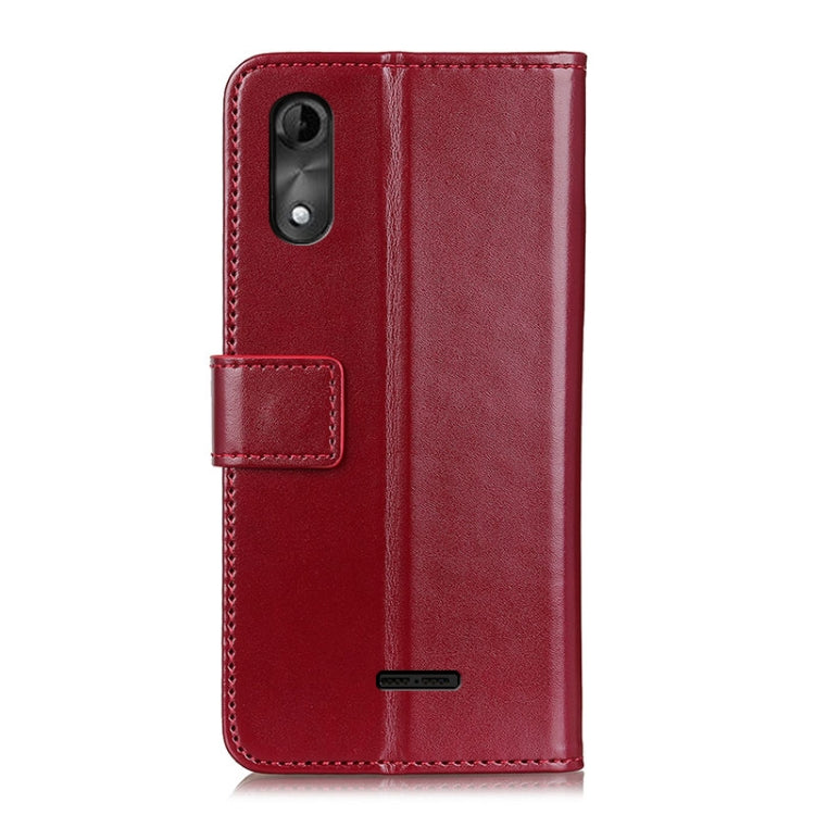 For Wiko Y51 3-Color Pearl Texture Magnetic Buckle Horizontal Flip PU Leather Case with Card Slots & Wallet & Holder