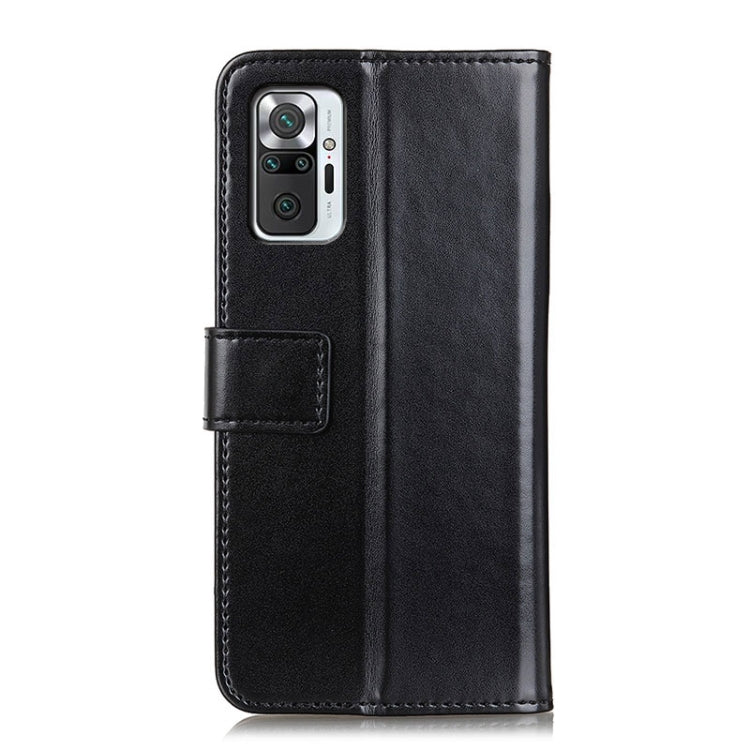 For Xiaomi Redmi Note 10 Pro 3-Color Pearl Texture Magnetic Buckle Horizontal Flip PU Leather Case with Card Slots & Wallet & Holder