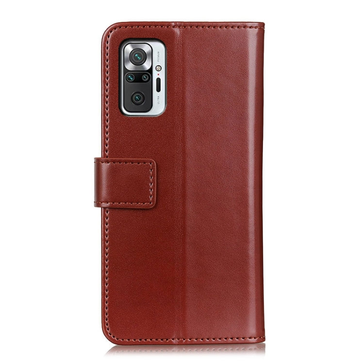 For Xiaomi Redmi Note 10 Pro 3-Color Pearl Texture Magnetic Buckle Horizontal Flip PU Leather Case with Card Slots & Wallet & Holder