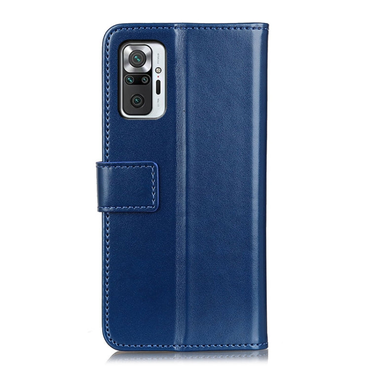 For Xiaomi Redmi Note 10 Pro 3-Color Pearl Texture Magnetic Buckle Horizontal Flip PU Leather Case with Card Slots & Wallet & Holder