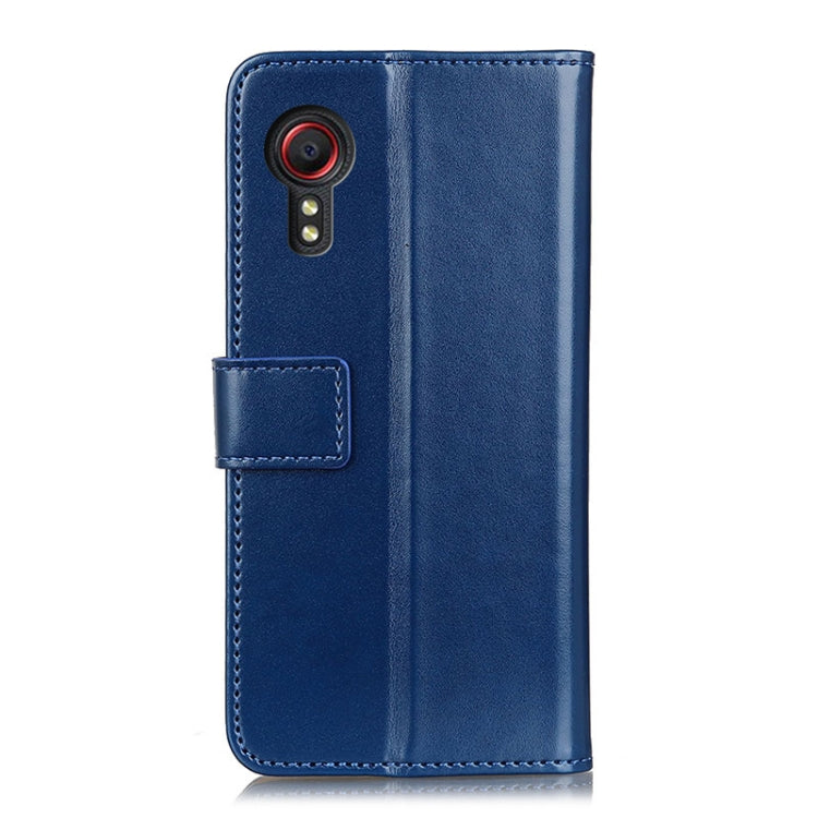 For Samsung Galaxy Xcover 5 3-Color Pearl Texture Magnetic Buckle Horizontal Flip PU Leather Case with Card Slots & Wallet & Holder