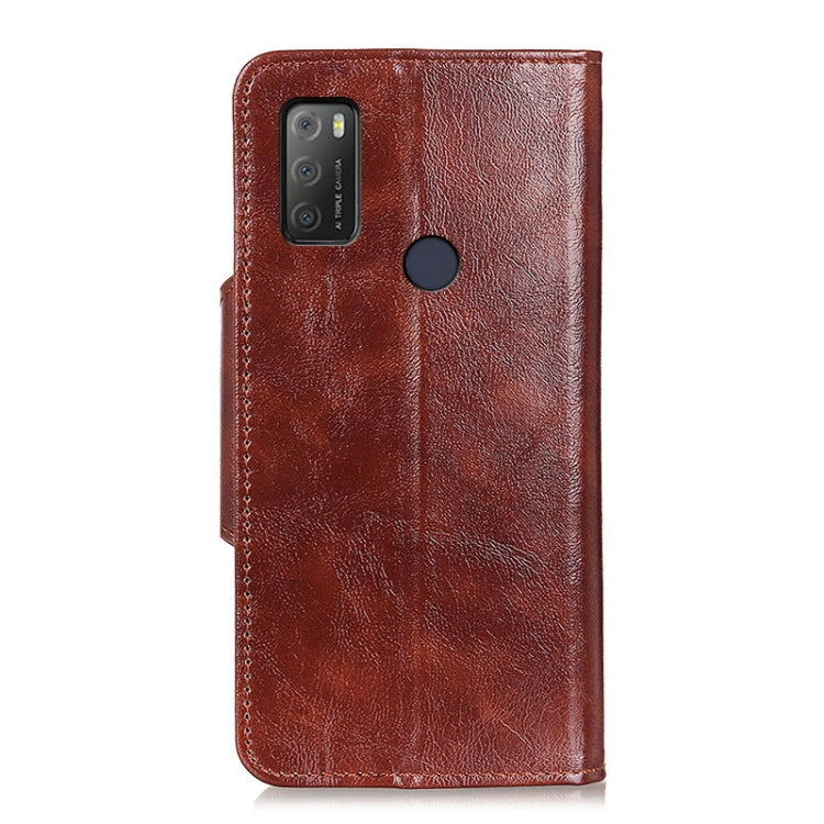 For Alcatel 1S (2021) / 3L (2021) Crazy Horse Texture Horizontal Flip Leather Case with Holder & 6-Card Slots & Wallet