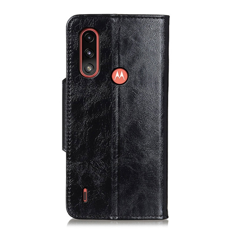 For Motorola Moto E7 Power (2021) Crazy Horse Texture Horizontal Flip Leather Case with Holder & 6-Card Slots & Wallet