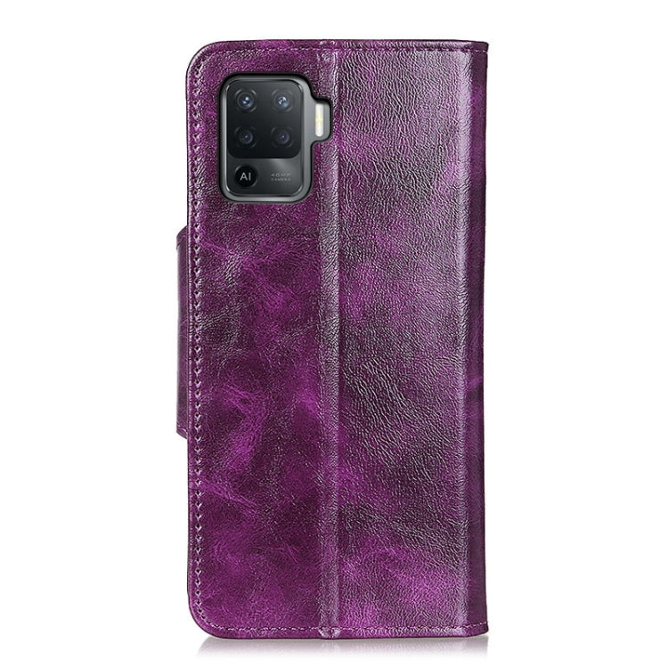 For OPPO A94 / F19 Pro Crazy Horse Texture Horizontal Flip Leather Case with Holder & 6-Card Slots & Wallet