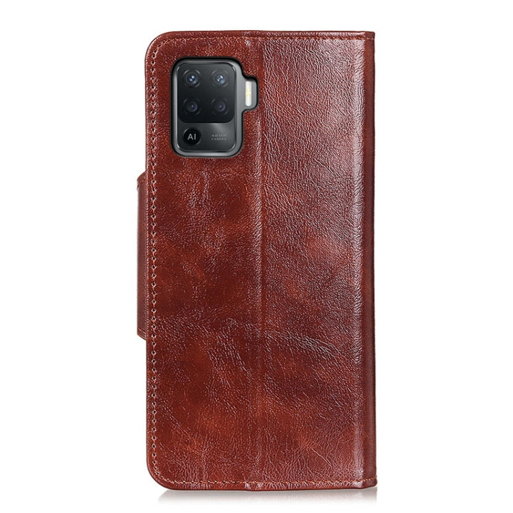 For OPPO A94 / F19 Pro Crazy Horse Texture Horizontal Flip Leather Case with Holder & 6-Card Slots & Wallet