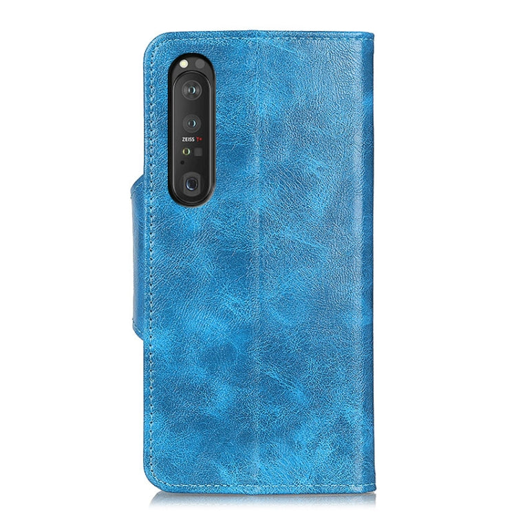 For Sony Xperia 1 III Crazy Horse Texture Horizontal Flip Leather Case with Holder & 6-Card Slots & Wallet