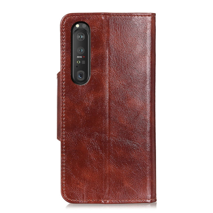 For Sony Xperia 1 III Crazy Horse Texture Horizontal Flip Leather Case with Holder & 6-Card Slots & Wallet
