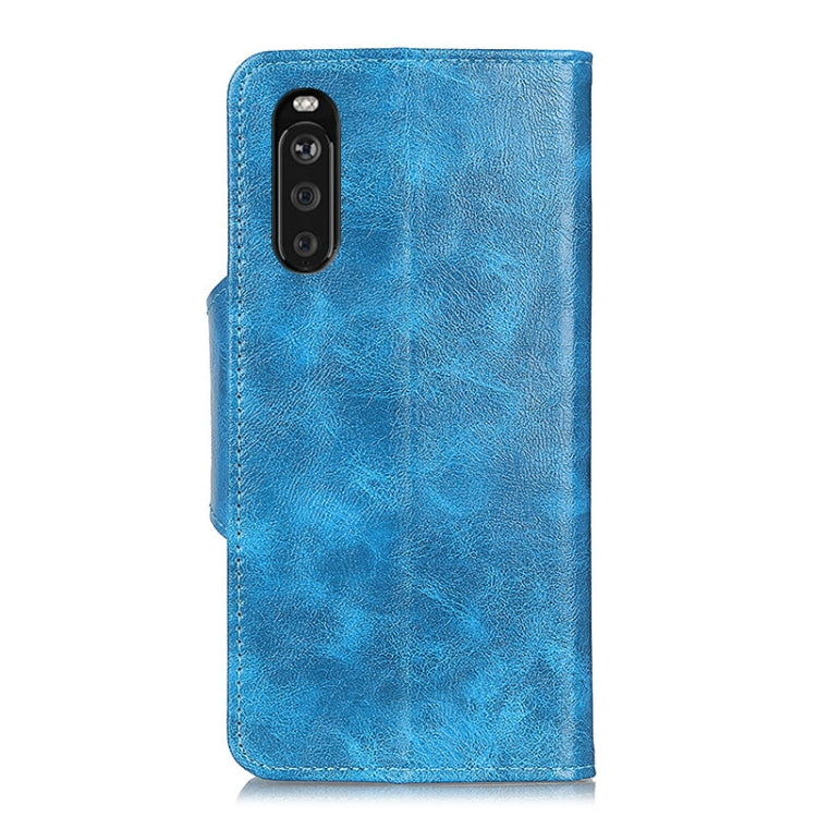 For Sony Xperia 10 III Crazy Horse Texture Horizontal Flip Leather Case with Holder & 6-Card Slots & Wallet